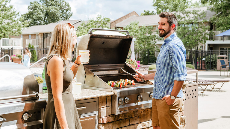 Outdoor Grills and Dining Areas