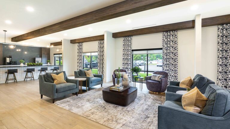Beautifully-Designed Resident Lounge